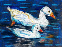 Annie Yang, Grade 3 Honorable Mention Ross's Goose