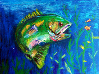 April Chen, Grade 1 Largemouth Bass 2nd Place state-Winner
